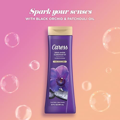 Caress Black Orchid & Patchouli Body Wash 20 Fl Oz, Set of Two Bottles - Image 5