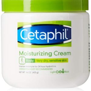Cetaphil Moisturizing Cream 16oz (3-Pack) for Dry Skin