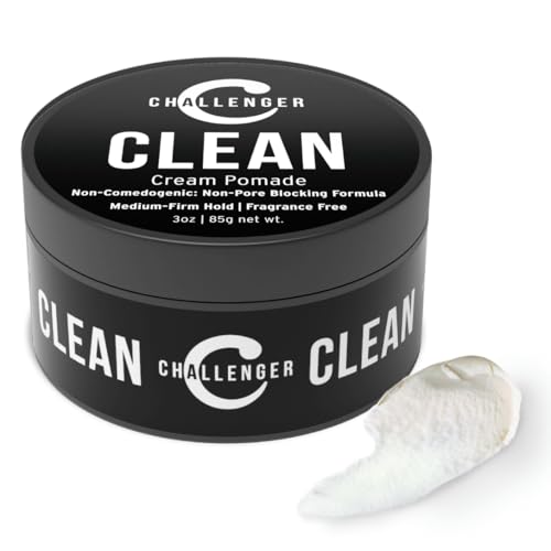 Challenger Unscented Cream Pomade | 3oz, Medium Hold