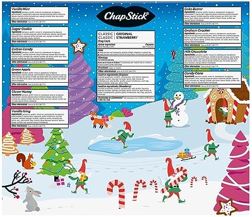 ChapStick Holiday Advent Calendar Lip Balm Set ? 0.15 Oz - Image 9