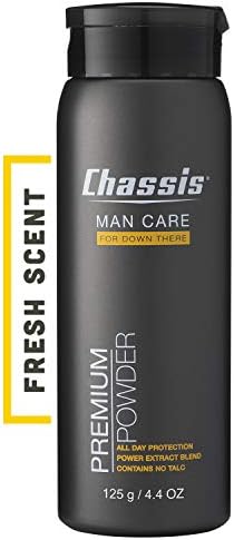 Chassis Men?s Body Powder, Anti-Chafing, Natural Fresh Scent