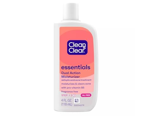 Clean & Clear Dual Action Moisturizer with Salicylic Acid, 4 oz