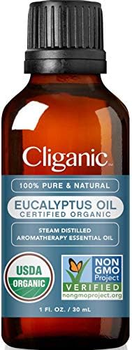 Cliganic 100% Pure Organic Eucalyptus Essential Oil