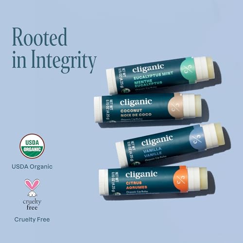 Cliganic Sweet Bliss Organic Lip Balm 4-Pack - Image 6