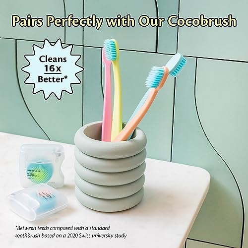 Cocofloss Mint Dental Floss, Vegan, 3 Spools (33 yd) - Image 4