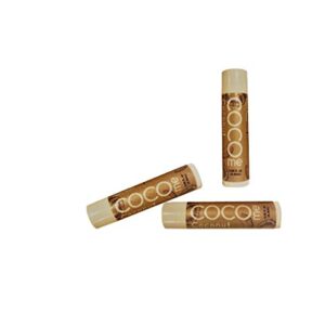 CocoMe Organic Coconut Lip Balm ? 3 Pack for All Ages