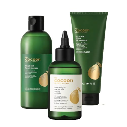 Cocoon Hair Repair Set: Pomelo Tonic, Shampoo & Conditioner
