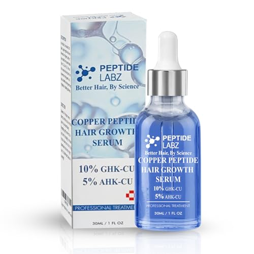 Copper Peptide Hair Growth Serum with 10% GHK-CU and 5% AHK-CU