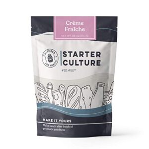 Crème Fraîche Starter Culture Pack 4 x 1 oz Packets for Homemade Sour Cream