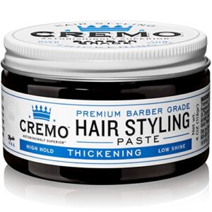 Cremo Barber Grade Thickening Paste, High Hold, 4 Oz