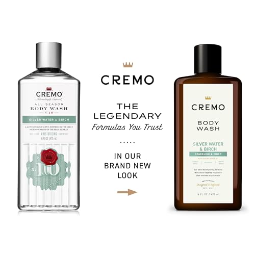 Cremo Silver Water & Birch Body Wash for Men, 16 Oz - Image 2