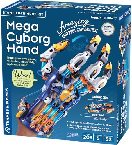 Cyborg Hand STEM Kit | Build Hydraulic Gripper, Adjustable Size