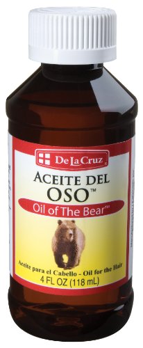 De La Cruz 4 oz Bear Oil for Men Beard & Hair Care Balm