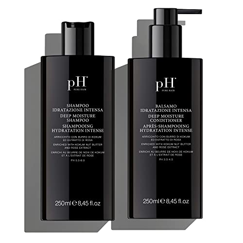 Hydrating Deep Moisture Shampoo and Conditioner Set for Dry Hair 16oz