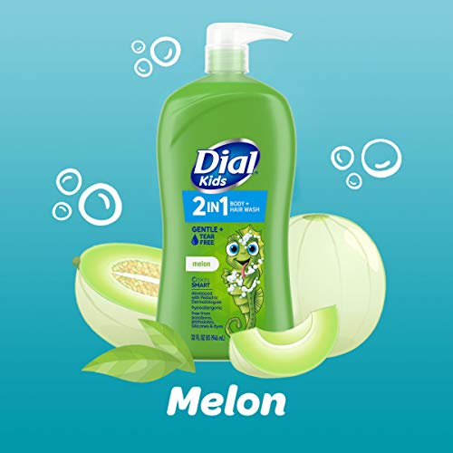 Dial Kids Melon 2-in-1 Body & Hair Wash, 32 oz - Image 4