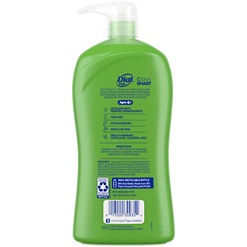 Dial Kids Melon 2-in-1 Body & Hair Wash, 32 oz - Image 2