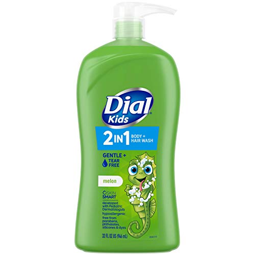 Dial Kids Melon 2-in-1 Body & Hair Wash, 32 oz