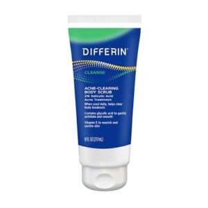 Differin Salicylic Acid Body Scrub for Acne-Prone Skin, 8 Oz