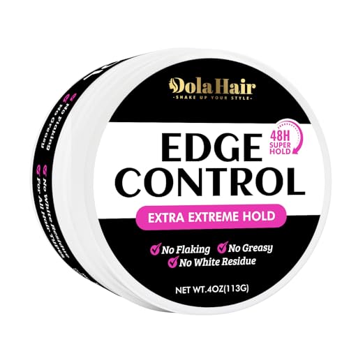 Dolahair Edge Control ? Extra Strong Hold for 4C Hair