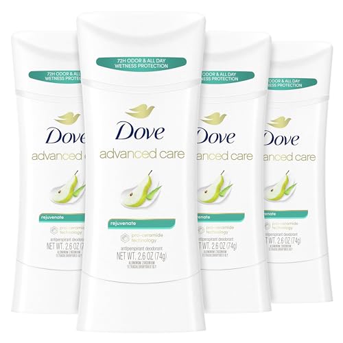 Dove Antiperspirant Rejuvenate 4 Count, 72-Hour Odor Control