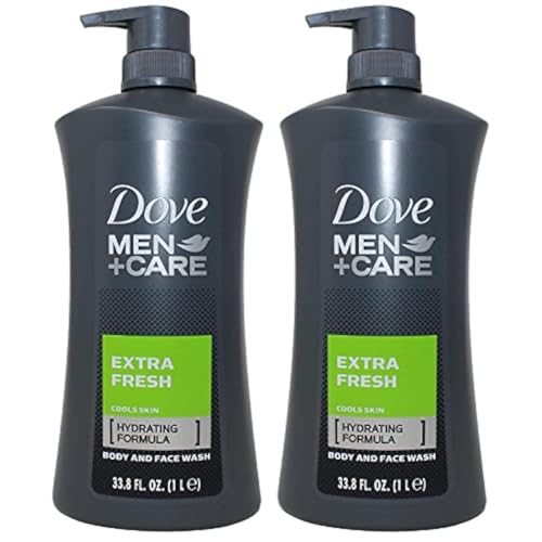 Dove Men Extra Fresh Body Wash 1L ? 2 Pack