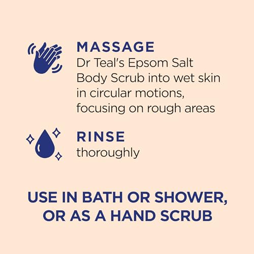 Dr Teal?s Himalayan Salt Scrub, Glow & Radiance, 16 oz (3-Pack) - Image 4