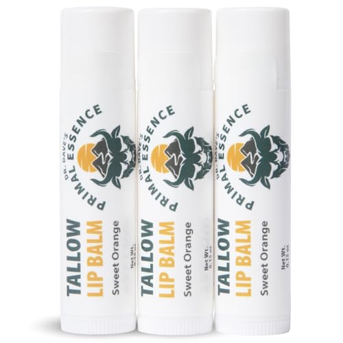 Dr. Dave?s Sweet Orange Tallow Lip Balm 3-Pack