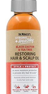 Dr. Miracle?s Restoring Oil: Black Castor, Tea Tree, Mango Butter 4oz