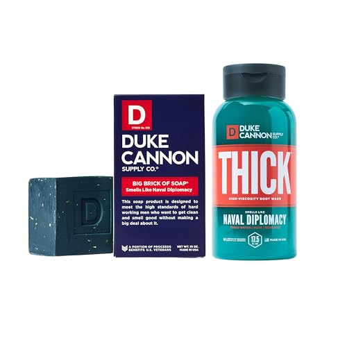 Duke Cannon WWII Naval Soap & Aquatic Body Wash Bundle