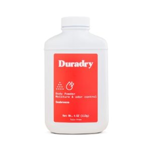 Duradry Seabreeze Talc-Free Odor Control Body Powder 4oz