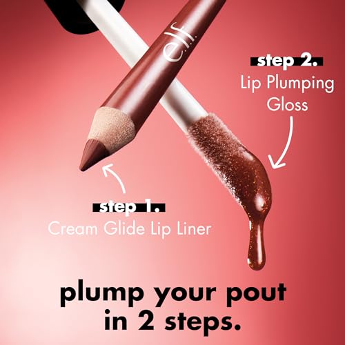 e.l.f. Lip Plumping Gloss, Mauve Lady, 0.09 Fl Oz - Image 6
