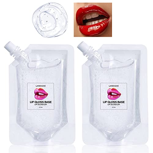 Eakroo 2Pcs Lip Gloss Base Oil, 100g Total