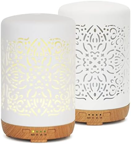 Earnest Living 250ml Ceramic Essential Oil Diffuser with Timers - Image 3