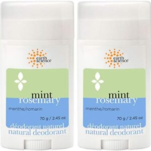Earth Science Mint Rosemary Aluminum-Free Deodorant 2pk (2.45 oz)