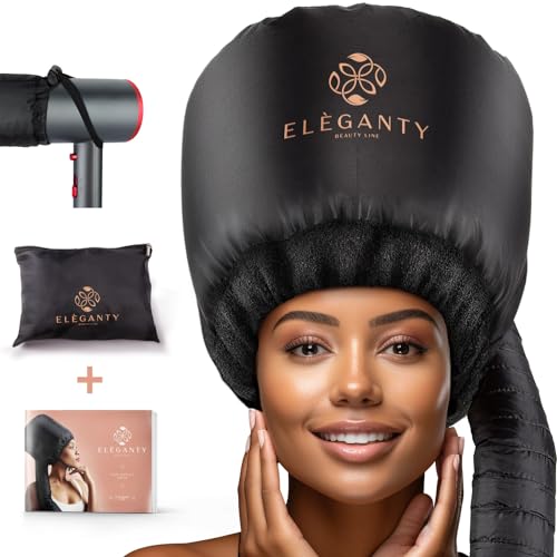ELEGANTY Large Soft Bonnet Hairdryer Attachment for Effortless Styling and Quick Drying
