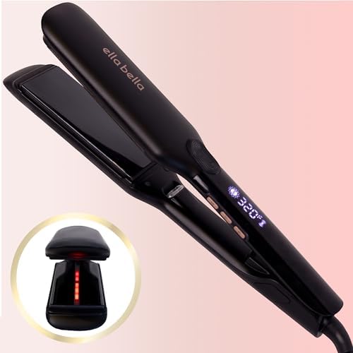 ELLA BELLA? Infrared Titanium Flat Iron with Digital Display