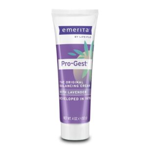 Emerita Pro-Gest Lavender Cream ? USP Progesterone, Paraben-Free, 4oz
