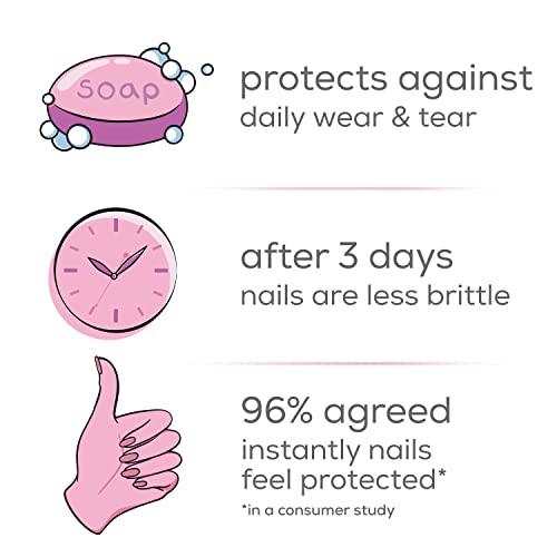Essie 8-Free Vegan Nail Strengthener, Pink Tint, 0.46 oz - Image 5
