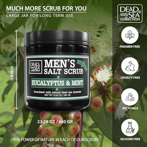 Eucalyptus Mint Men?s Salt Body Scrub ? 23.28 OZ - Image 5