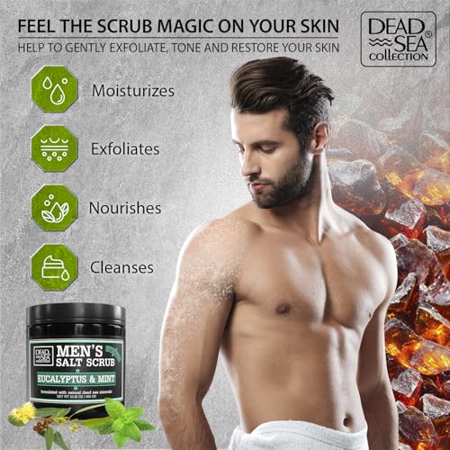 Eucalyptus Mint Men?s Salt Body Scrub ? 23.28 OZ - Image 2