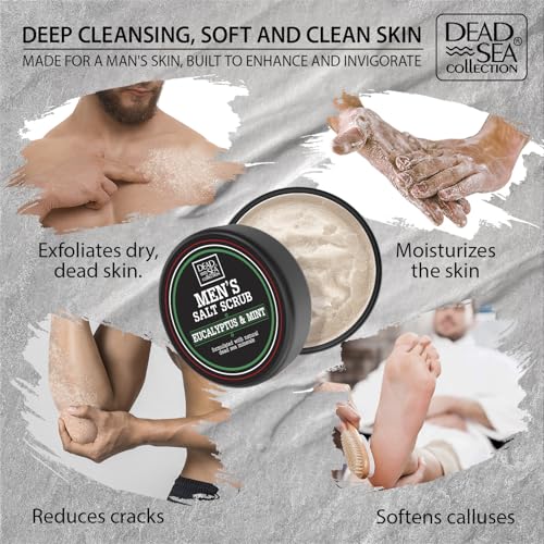 Eucalyptus Mint Men?s Salt Body Scrub ? 23.28 OZ - Image 9