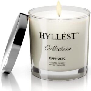 Euphoric Aromatherapy Soy Candle | Jasmine, Rose, Orange, Vanilla | 11 oz Jar | Handmade in USA