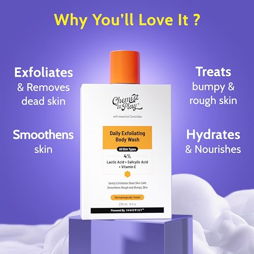 Exfoliating Body Wash for Dry Bumpy Skin, 1% Salicylic Acid - Image 2