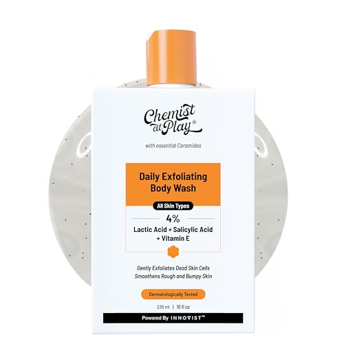 Exfoliating Body Wash for Dry Bumpy Skin, 1% Salicylic Acid