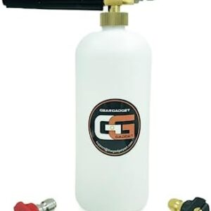 Foam Cannon 1L, 1/4? Connector, 5 Nozzle Tips