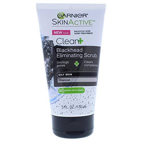 Garnier SkinActive Charcoal Blackhead Scrub, 5 Fl Oz