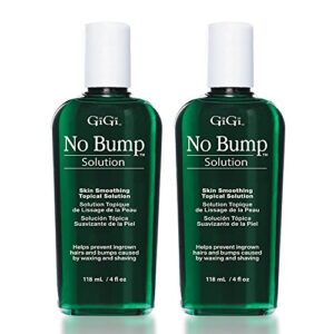 GiGi No Bump Solution for Ingrown Hair & Razor Burn, 2 Pack