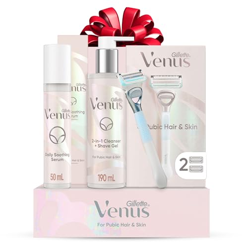 Gillette Venus Holiday Gift Set: Razor, Blades, Cleanser & Serum