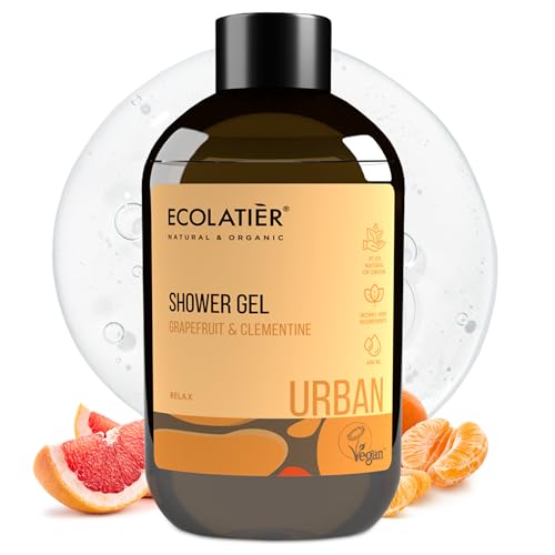 Grapefruit & Clementine Natural Body Wash, 97.5% Natural, Vegan
