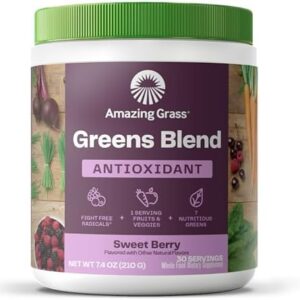Greens Superfood Powder with Spirulina & Probiotics, 30 Servings